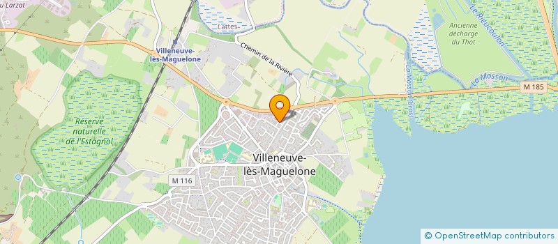 localisation de l'entreprise KICK BOXING VILLENEUVOIS  VILLENEUVE-LES-MAGUELONE