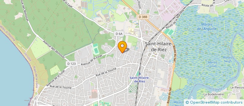 localisation de l'entreprise KICK COUNTRY  SAINT-HILAIRE-DE-RIEZ