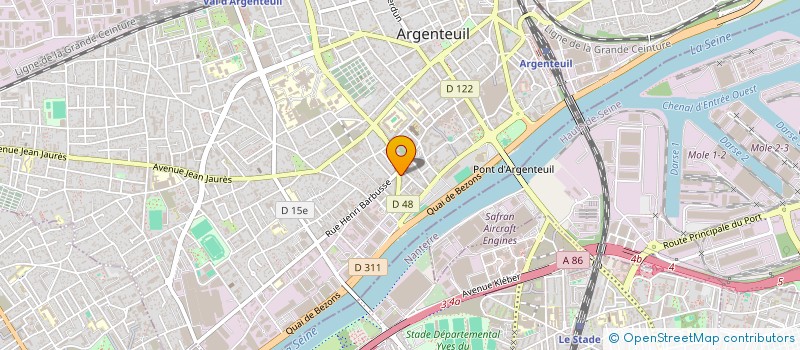 localisation de l'entreprise KICK ENGINEERING MUSIC  ARGENTEUIL