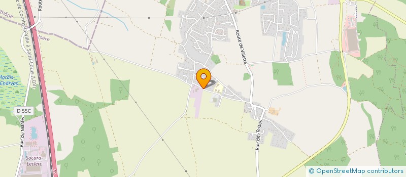 localisation de l'entreprise KICK'IN  VILLETTE-D'ANTHON