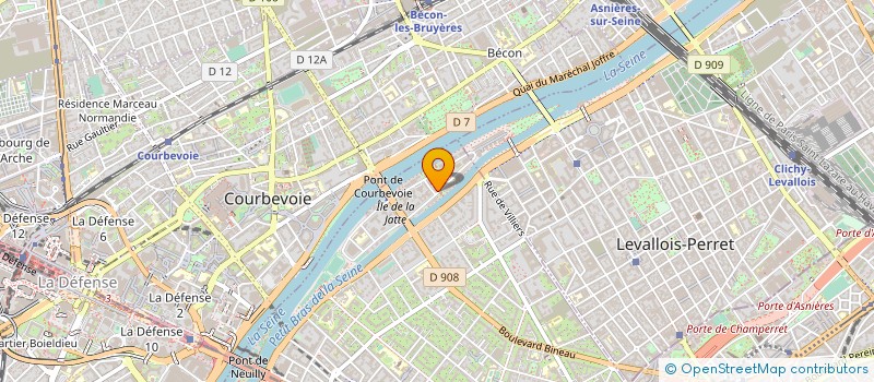 localisation de l'entreprise KICK OFF à NEUILLY-SUR-SEINE
