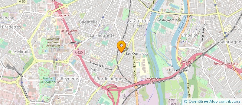 localisation de l'entreprise KICK OFF à TOULOUSE