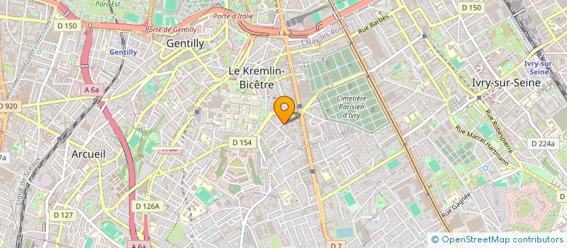 localisation de l'entreprise KICK OUT CANCER  LE KREMLIN-BICETRE