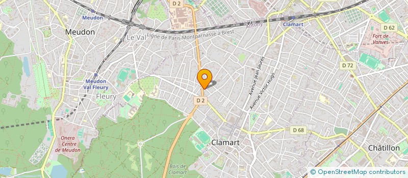 localisation de l'entreprise KICK S à CLAMART