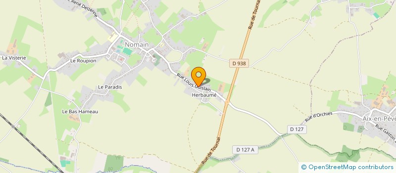 localisation de l'entreprise KICK THAI BOXING DU PEVELE  NOMAIN