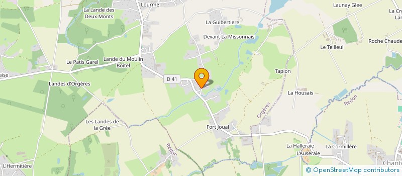 localisation de l'entreprise KICKART  ORGERES