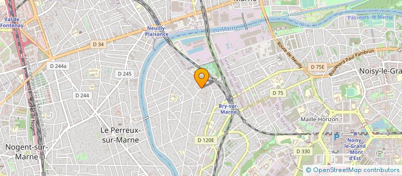 localisation de l'entreprise KICKNET à BRY-SUR-MARNE