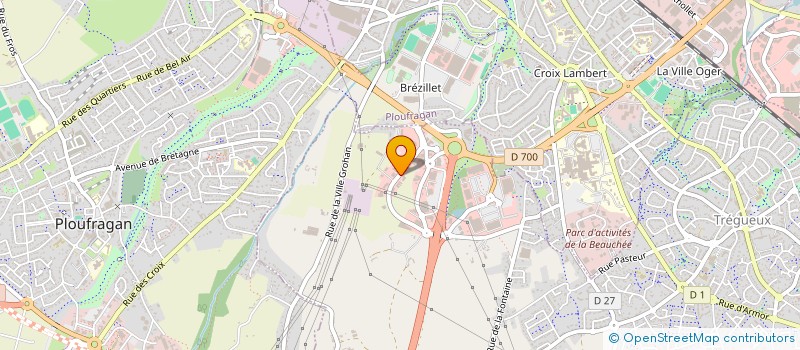 localisation de l'entreprise KICLOS D'ARMOR  TREGUEUX