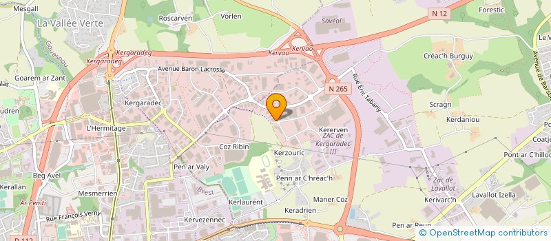 localisation de l'entreprise KICLOS EVOLUTION à GUIPAVAS