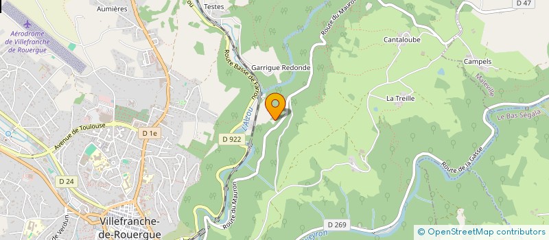 localisation de l'entreprise KICYCOL  VILLEFRANCHE-DE-ROUERGUE