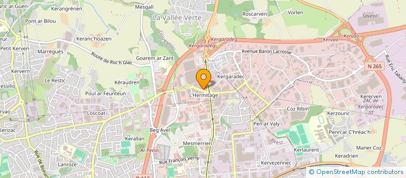 localisation de l'entreprise KID BREST à BREST