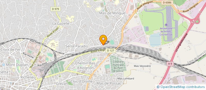 localisation de l'entreprise KID'SCARS  NIMES