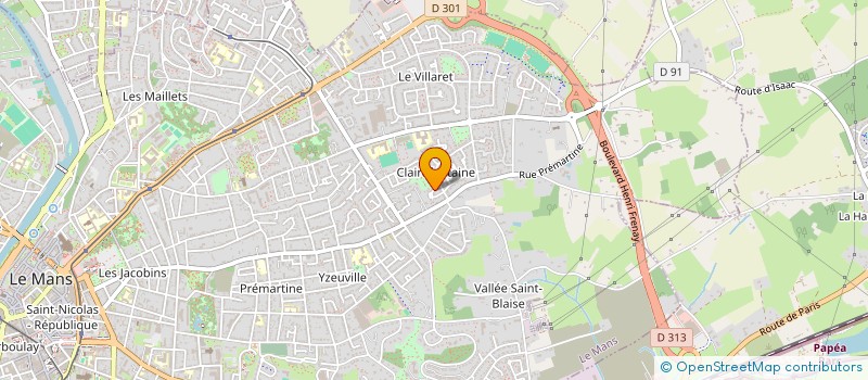 localisation de l'entreprise KIDDIRIDE  LE MANS