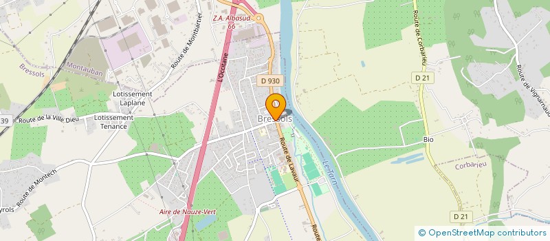 localisation de l'entreprise KIDDY BALL à BRESSOLS