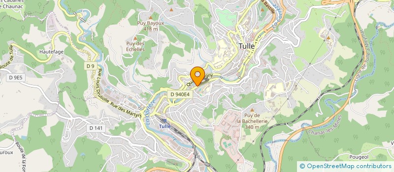 localisation de l'entreprise KIDE  TULLE