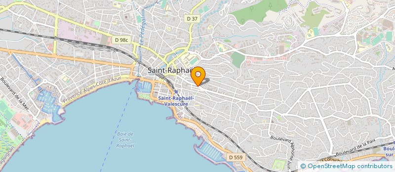 localisation de l'entreprise KIDEAL à SAINT-RAPHAEL