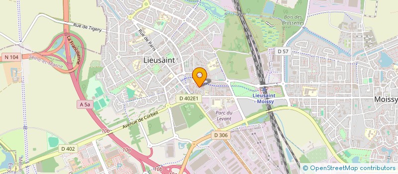 localisation de l'entreprise KIDEB LOGISTICS à LIEUSAINT