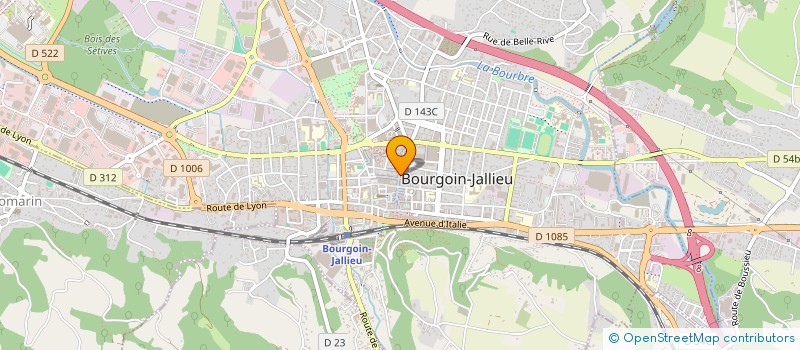 localisation de l'entreprise KIDEX à BOURGOIN-JALLIEU