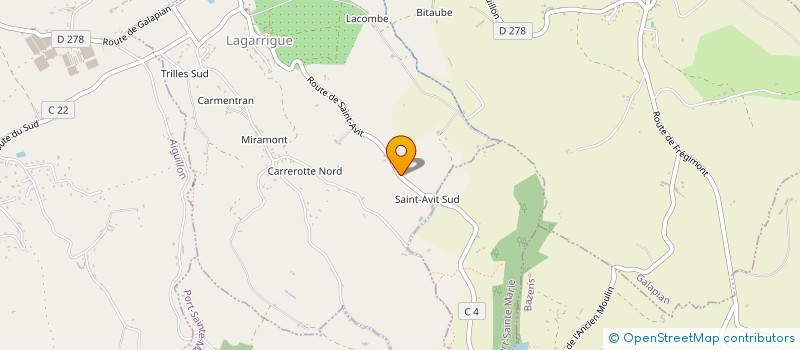 localisation de l'entreprise KIDIGRAN  LAGARRIGUE