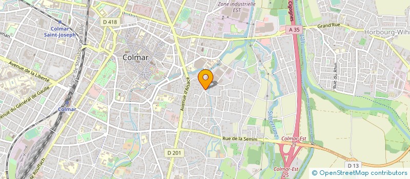 localisation de l'entreprise KIDILOG  COLMAR