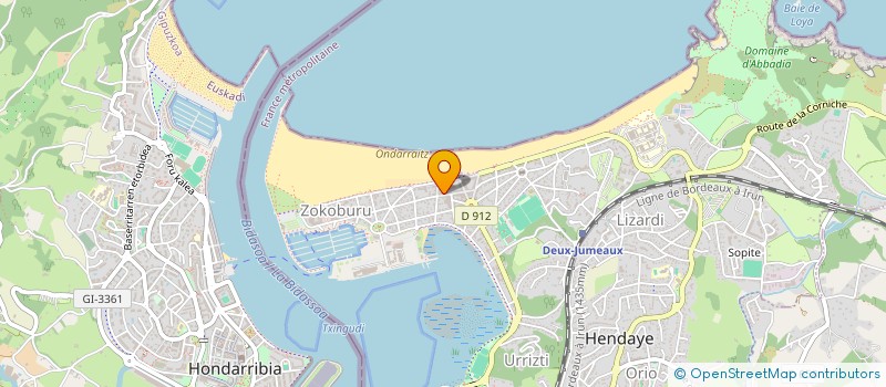 localisation de l'entreprise KIDIMIEUX  HENDAYE