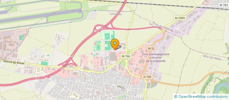 localisation de l'entreprise KIDISPORT PARC  LEMPDES