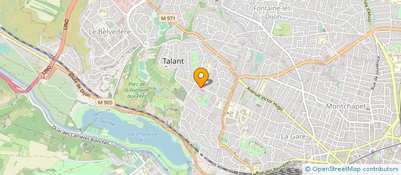 localisation de l'entreprise KIDISTRIB  TALANT