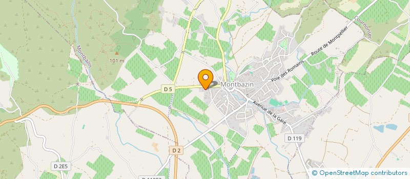 localisation de l'entreprise KIDJITEX DIFFUSION à MONTBAZIN