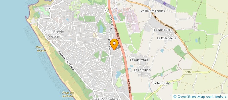 localisation de l'entreprise KIDOMA à SAINT-BREVIN-LES-PINS
