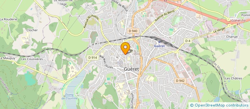 localisation de l'entreprise KIDS EN FORME à CHATELUS-MALVALEIX