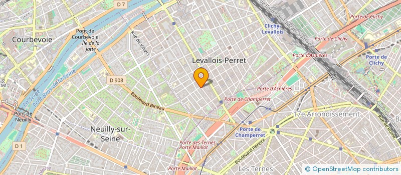 localisation de l'entreprise KIDS'HOME 92 à LEVALLOIS-PERRET
