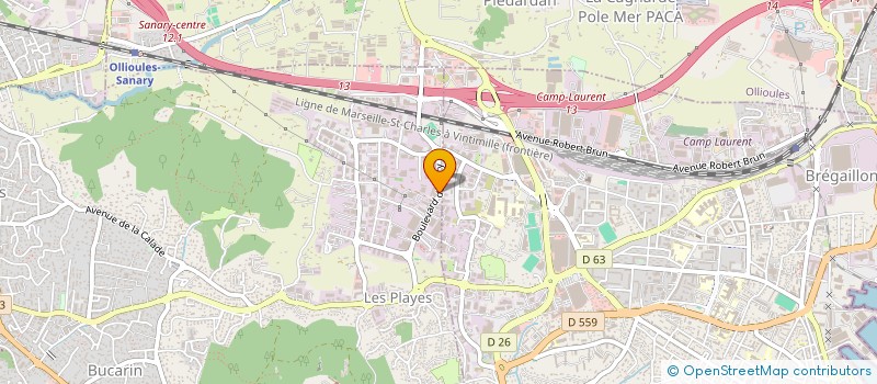 localisation de l'entreprise KIDS PLANETE à SIX-FOURS-LES-PLAGES