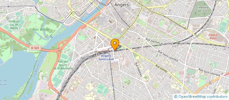 localisation de l'entreprise KIDS SERVICES 49 à ANGERS