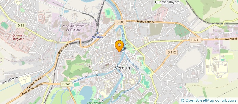 localisation de l'entreprise KIDS SHOES à VERDUN