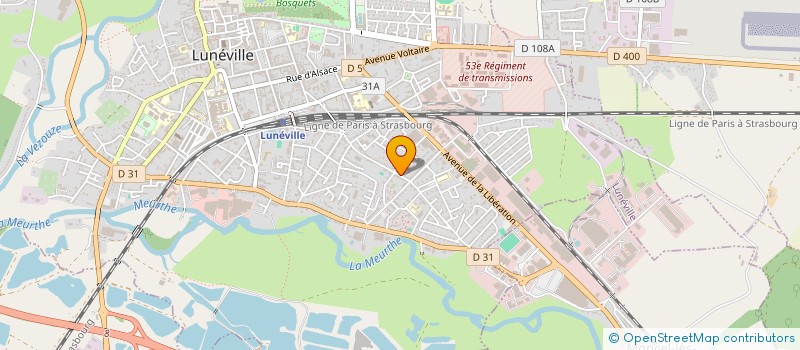 localisation de l'entreprise KIDS UNITED  LUNEVILLE
