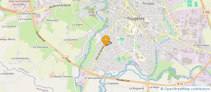 localisation de l'entreprise KIDS WAY TO ENGLISH  FOUGERES