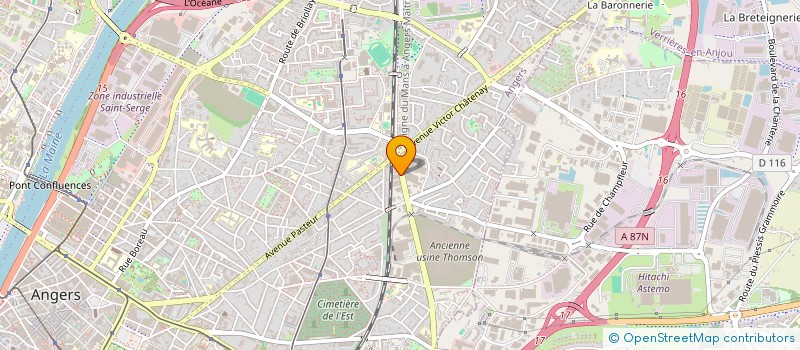 localisation de l'entreprise KIDSPORT à ANGERS