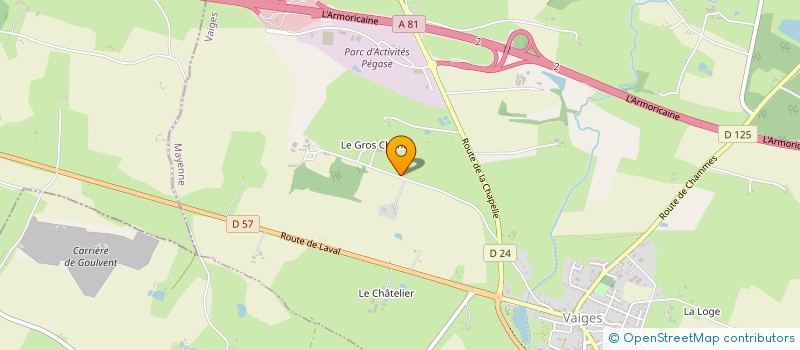 localisation de l'entreprise KIDU  VAIGES