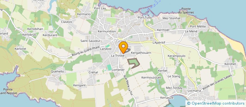 localisation de l'entreprise KIDU  GROIX