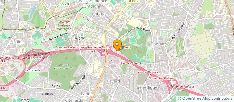 localisation de l'entreprise KIEF IMMOBILIER  GRADIGNAN