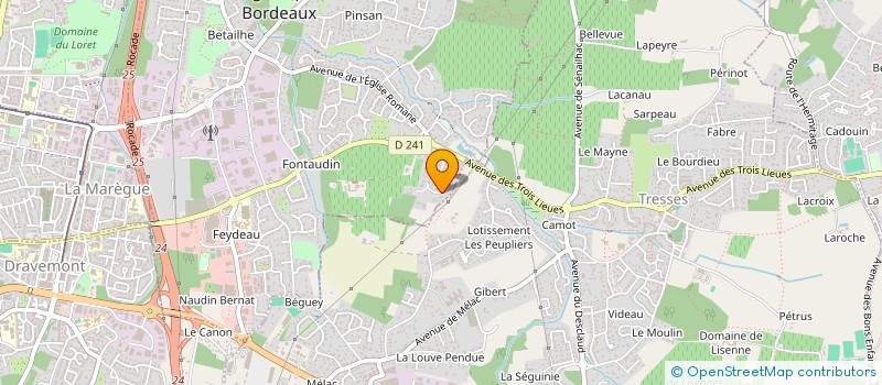 localisation de l'entreprise KIEFER COZE  ARTIGUES-PRES-BORDEAUX