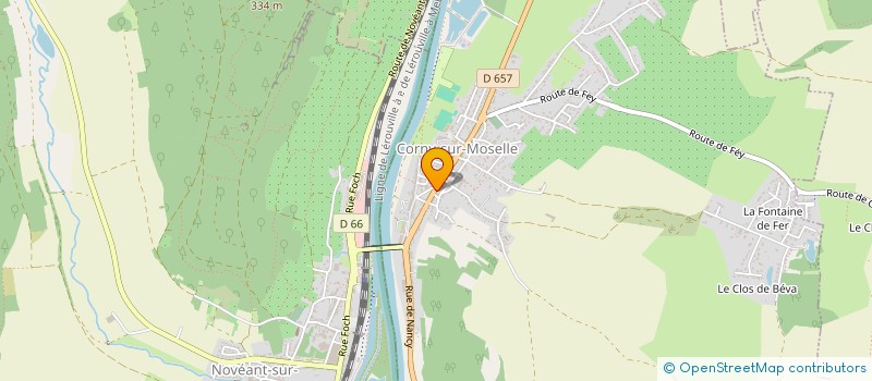 localisation de l'entreprise KIEFER S.N  CORNY-SUR-MOSELLE