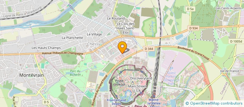 localisation de l'entreprise KIEFFER à CHESSY