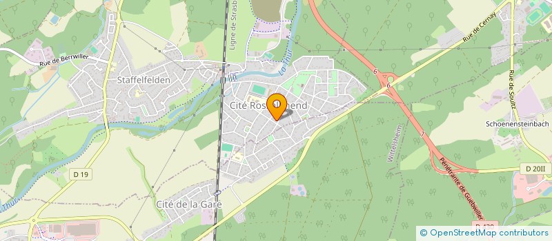 localisation de l'entreprise KIEFFER ENERGIES  STAFFELFELDEN