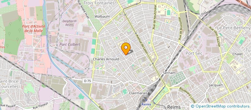 localisation de l'entreprise KIEFFER SALMON à REIMS
