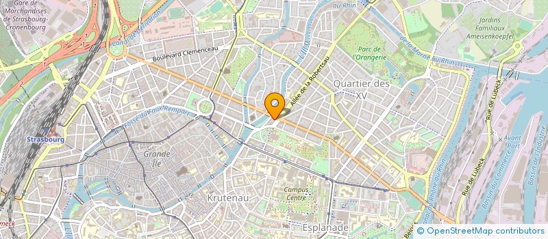 localisation de l'entreprise KIEFFER URBANISME & IMMOBILIER à STRASBOURG