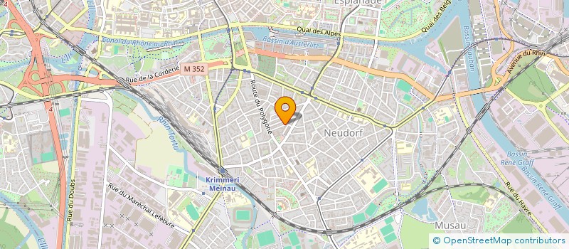 localisation de l'entreprise KIEHL à STRASBOURG