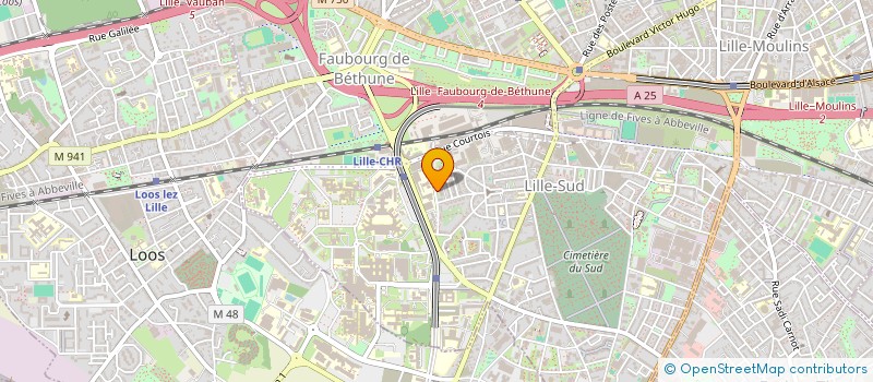 localisation de l'entreprise KIEKEN IMMOBILIER CONSTRUCTION à LILLE