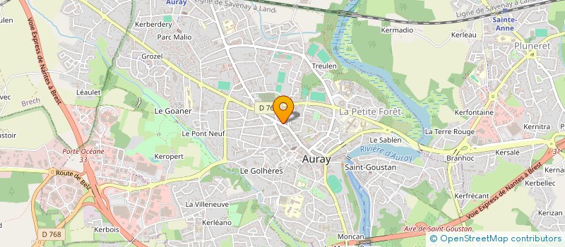 localisation de l'entreprise KIEMHUE à AURAY