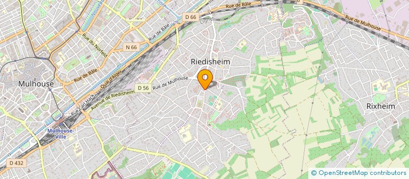 localisation de l'entreprise KIEMODE à RIEDISHEIM